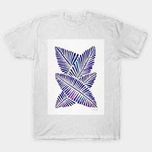 Indigo Banana Leaves T-Shirt